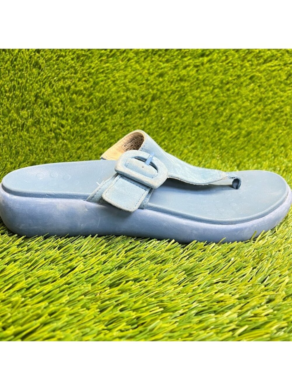 Vionic‎ Activate RX Womens Size 6.5 Blue Beach Walking Outdoor Thong Sandals